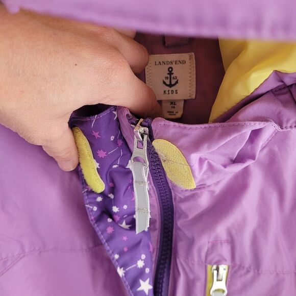 LANDS END girls XL 14-16 3-in-1 growalongs winter parka - Picture 2 of 15